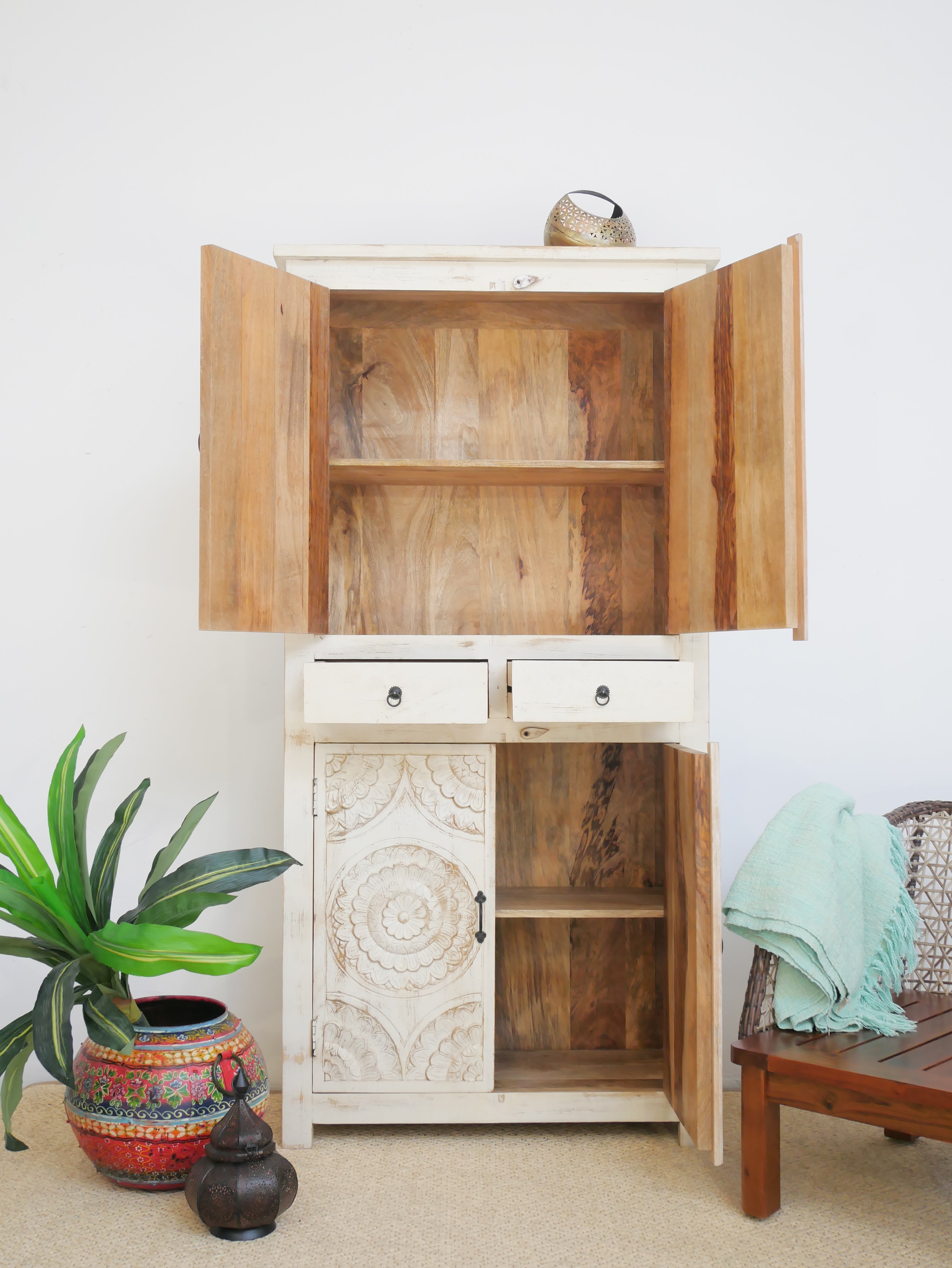 Taavi, vintage wooden cabinet