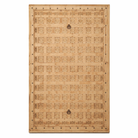 White background image of a Bhuvi hand-carved teak headboard made from an old Indian ceiling door, featuring symmetrical floral panels and a whitewashed finish—an heirloom-style piece of old door headboards and old Indian door furniture.