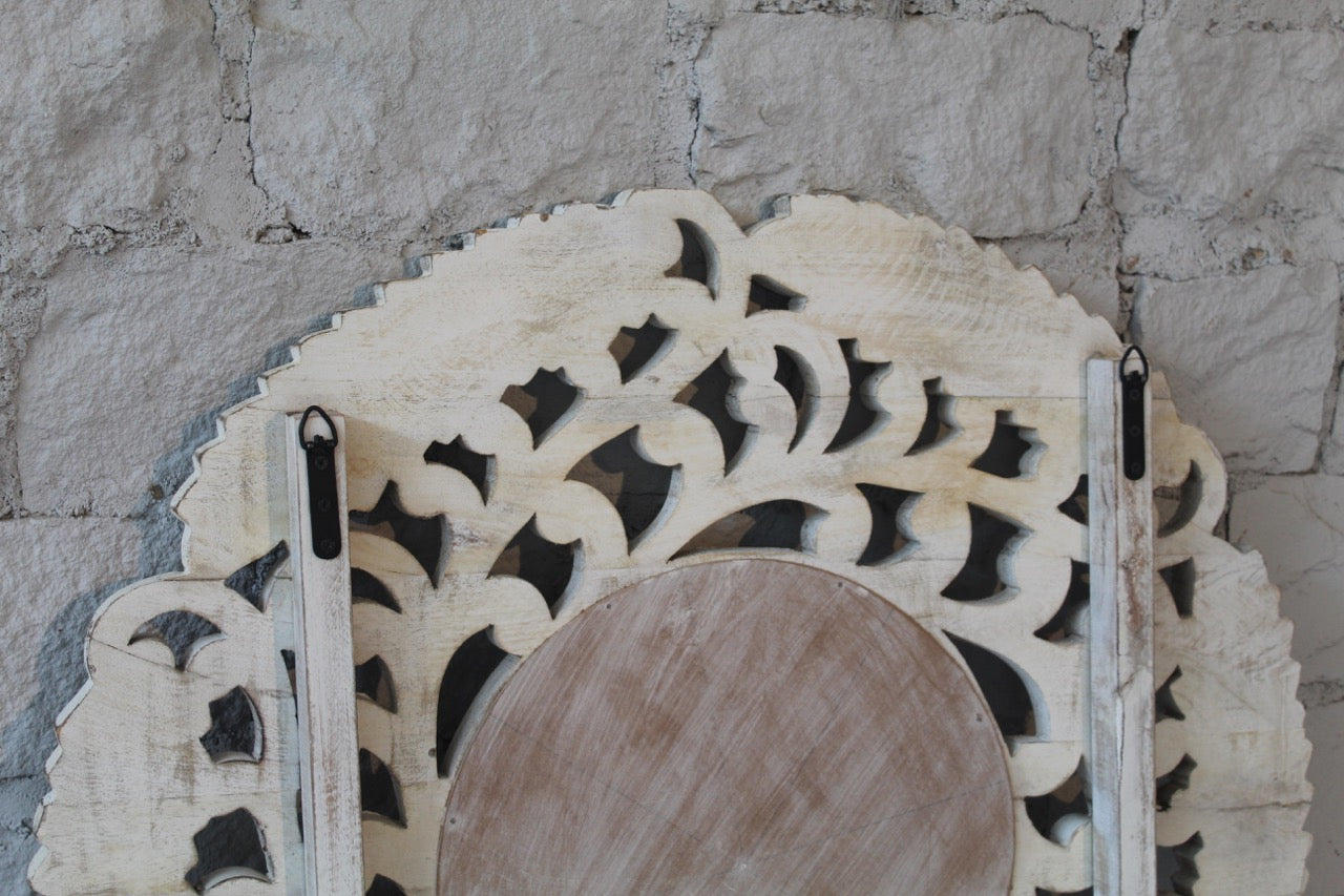 Gol, handcrafted vintage round mirror