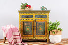 Lapiz, hand-painted colourful cabinet