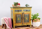 Lapiz, hand-painted colourful cabinet