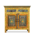 Lapiz, hand-painted colourful cabinet