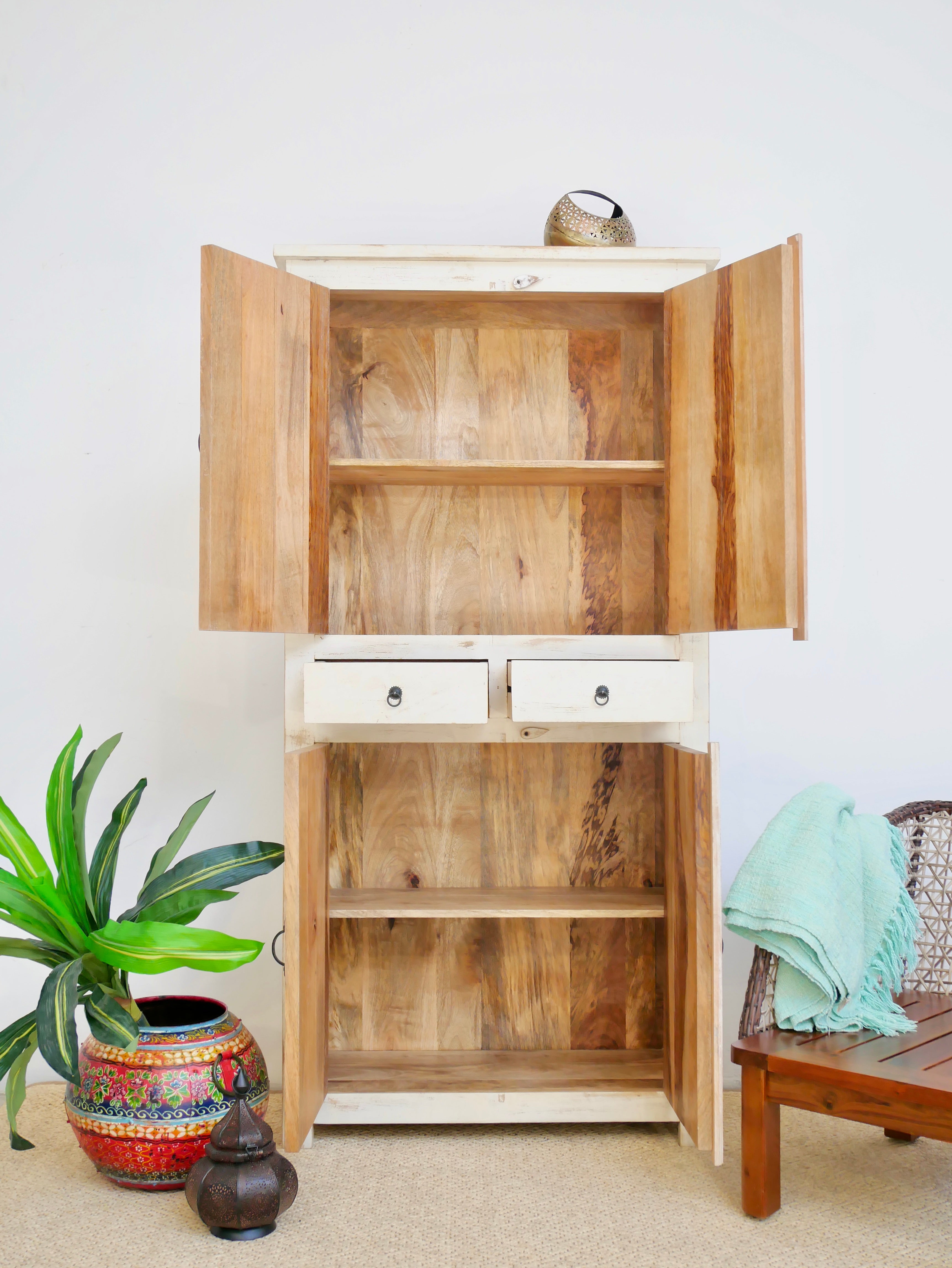 Taavi, vintage wooden cabinet